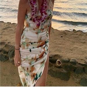 Summer Midi Dress with adjustable straps